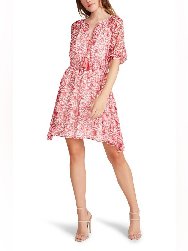 Bb Dakota By Steve Madden Flounce That Floral Mini Dress Boho Western Size Small